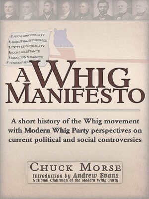 cover image of A Whig Manifesto